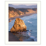 Strength 5 White Framed Print Wall Art - Homeroots - Flyclothing LLC