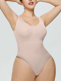 Scoop Neck Wide Strap Shaping Bodysuit - Trendsi - Flyclothing LLC