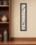 Kitchen Is The Heart of The Home 8 Black Framed Print Kitchen Wall Art - Homeroots - Flyclothing LLC