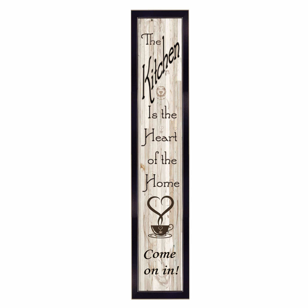 Kitchen Is The Heart of The Home 9 Black Framed Print Kitchen Wall Art - Homeroots - Flyclothing LLC