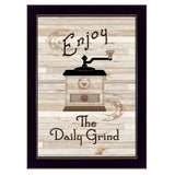 The Daily Grind 3 Black Framed Print Kitchen Wall Art - Homeroots - Flyclothing LLC