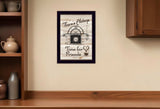 Time for Friends 3 Black Framed Print Kitchen Wall Art - Homeroots - Flyclothing LLC