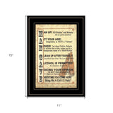Man Up 1 Black Framed Print Wall Art - Homeroots - Flyclothing LLC