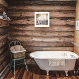 Wash 1 White Framed Print Bathroom Wall Art - Homeroots - Flyclothing LLC