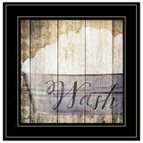 Wash 2 Black Framed Print Bathroom Wall Art - Homeroots - Flyclothing LLC