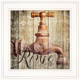 Rinse 1 White Framed Print Wall Art - Homeroots - Flyclothing LLC
