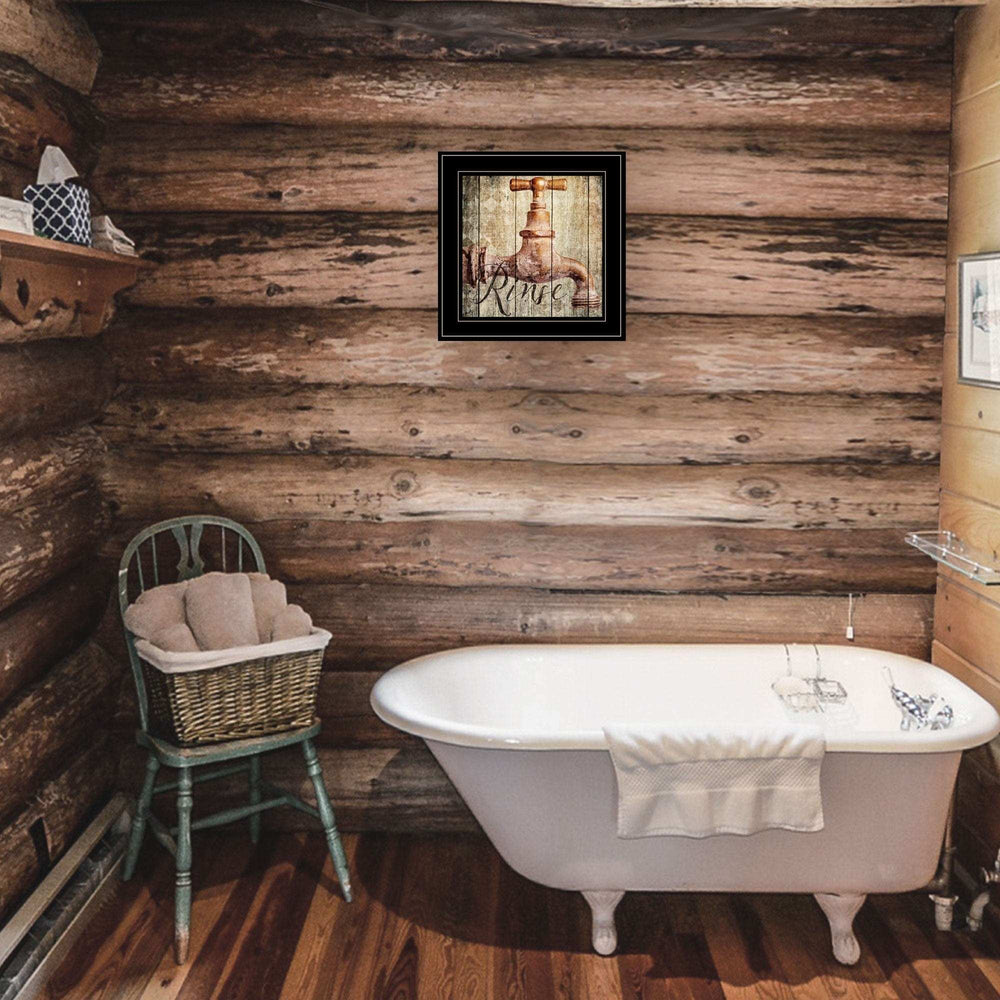 Rinse 2 Black Framed Print Wall Art - Homeroots - Flyclothing LLC