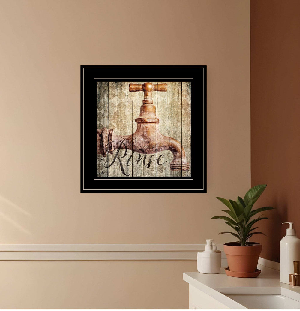 Rinse 2 Black Framed Print Wall Art - Homeroots - Flyclothing LLC