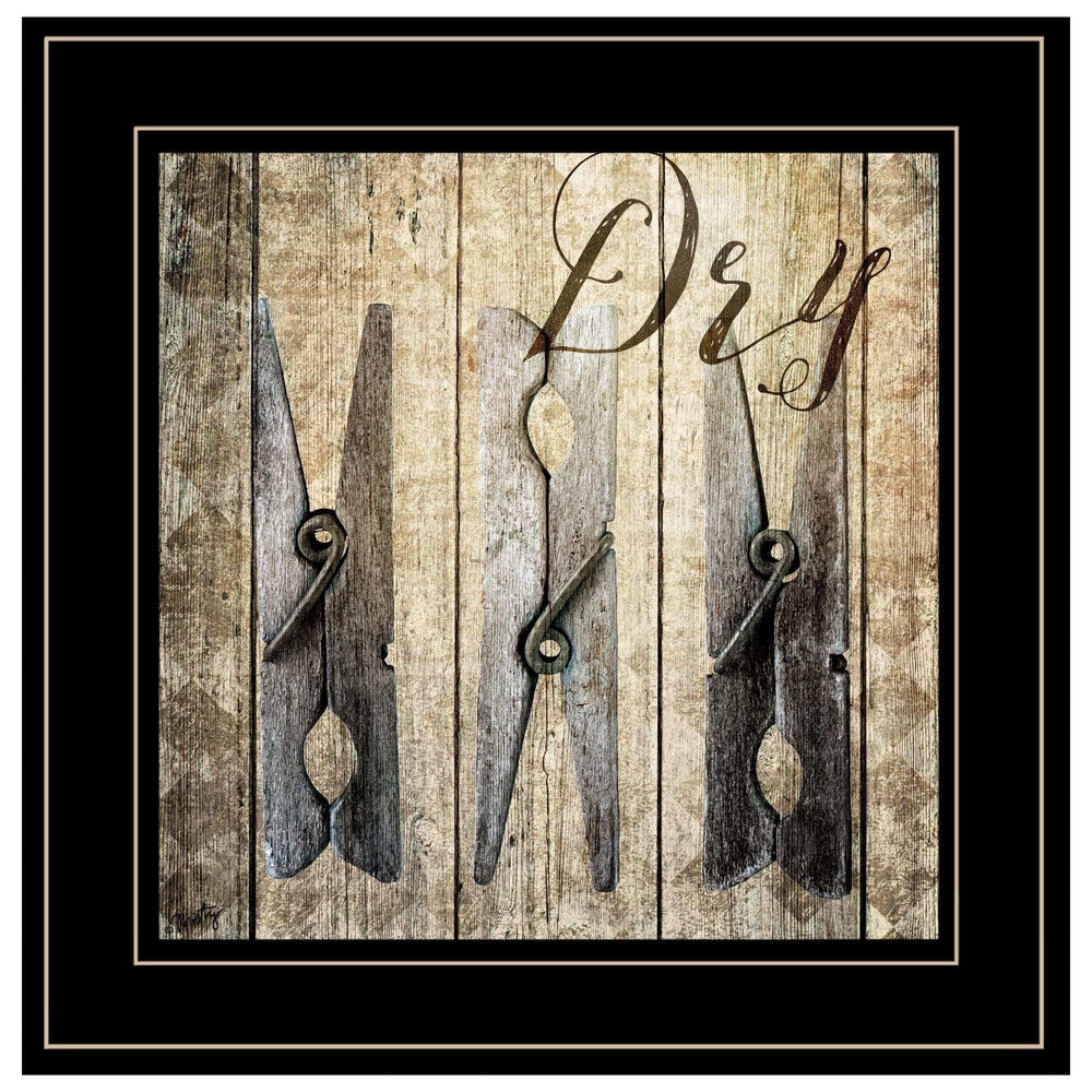 Dry 2 Black Framed Print Wall Art - Homeroots - Flyclothing LLC