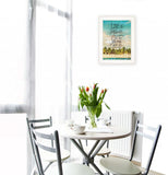 Live in the Sunshine 2 White Framed Print Wall Art - Homeroots - Flyclothing LLC