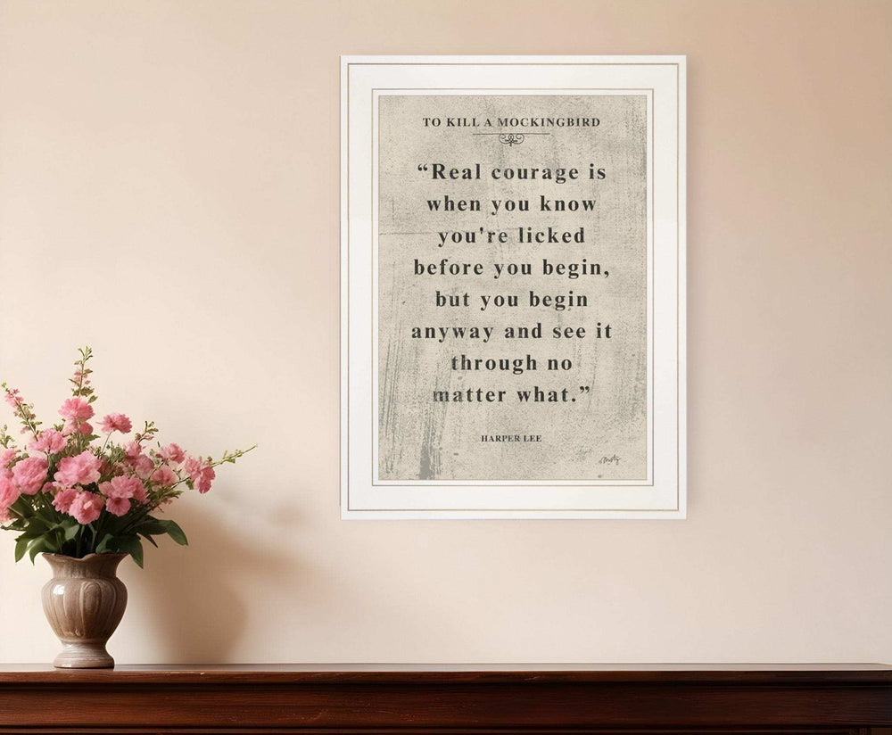 Book Quote VI 1 White Framed Print Wall Art - Homeroots - Flyclothing LLC