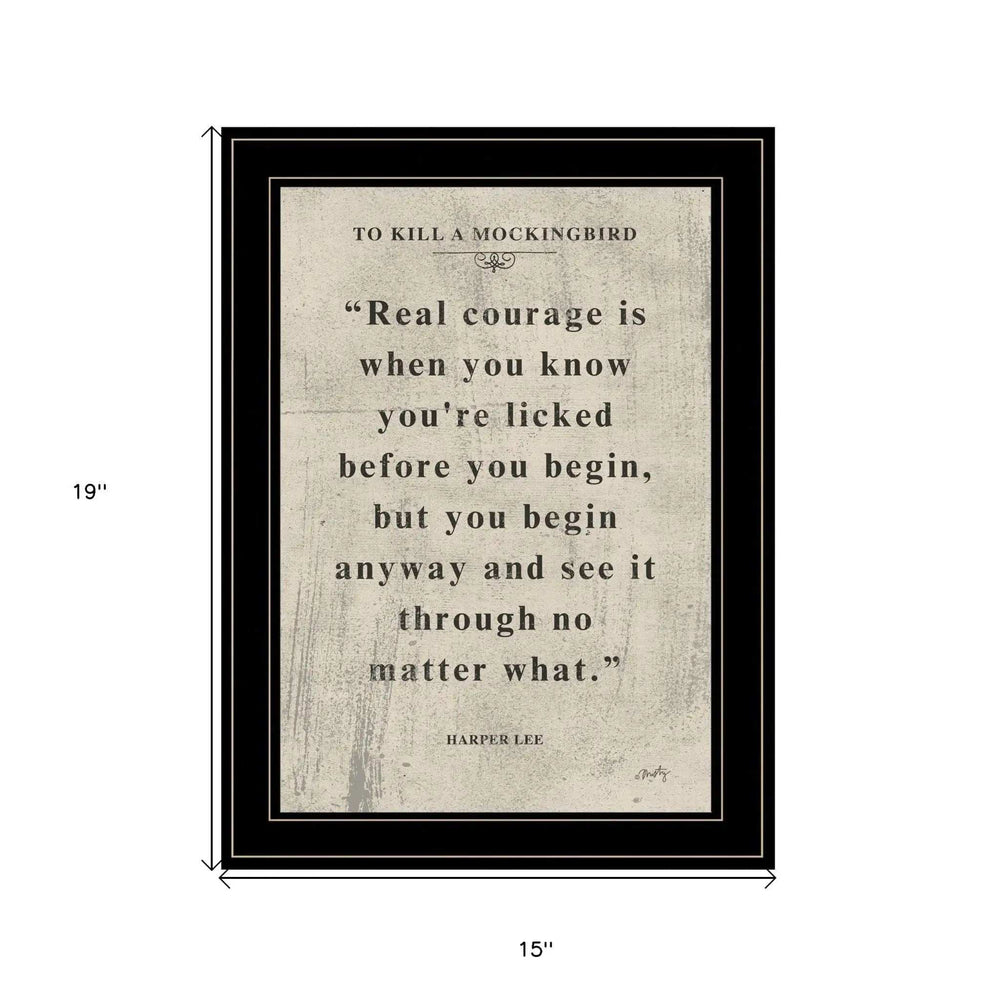 Book Quote VI 2 Black Framed Print Wall Art - Homeroots - Flyclothing LLC