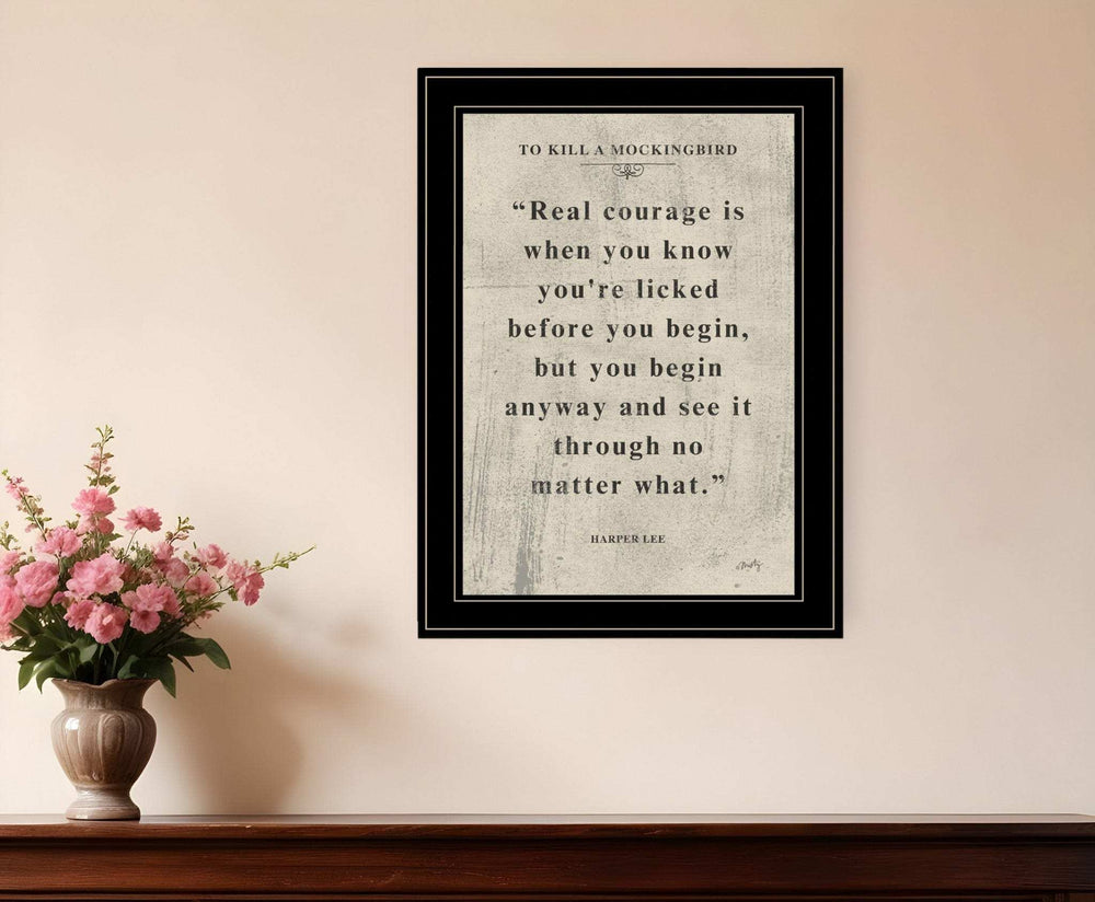 Book Quote VI 2 Black Framed Print Wall Art - Homeroots - Flyclothing LLC