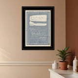 Brush Teeth 4 Black Framed Print Wall Art - Homeroots - Flyclothing LLC