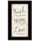Faith 2 Black Framed Print Wall Art - Homeroots - Flyclothing LLC
