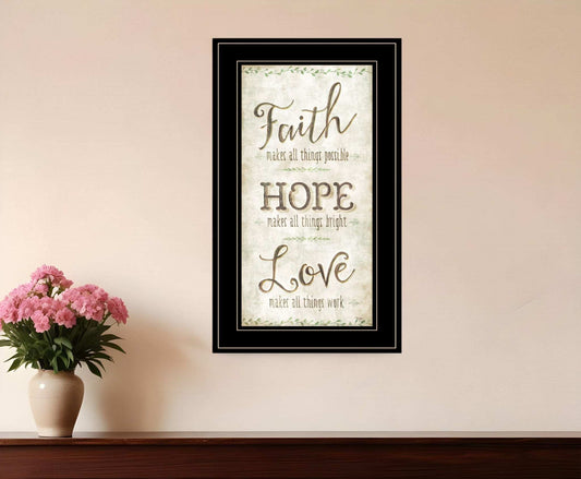 Faith 2 Black Framed Print Wall Art - Homeroots - Flyclothing LLC