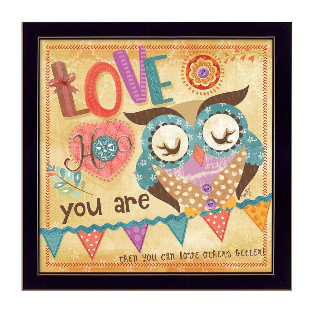 Owl 1 Black Framed Print Wall Art - Homeroots - Flyclothing LLC