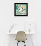 Good Things Happen Black Framed Print Wall Art - Homeroots - Flyclothing LLC