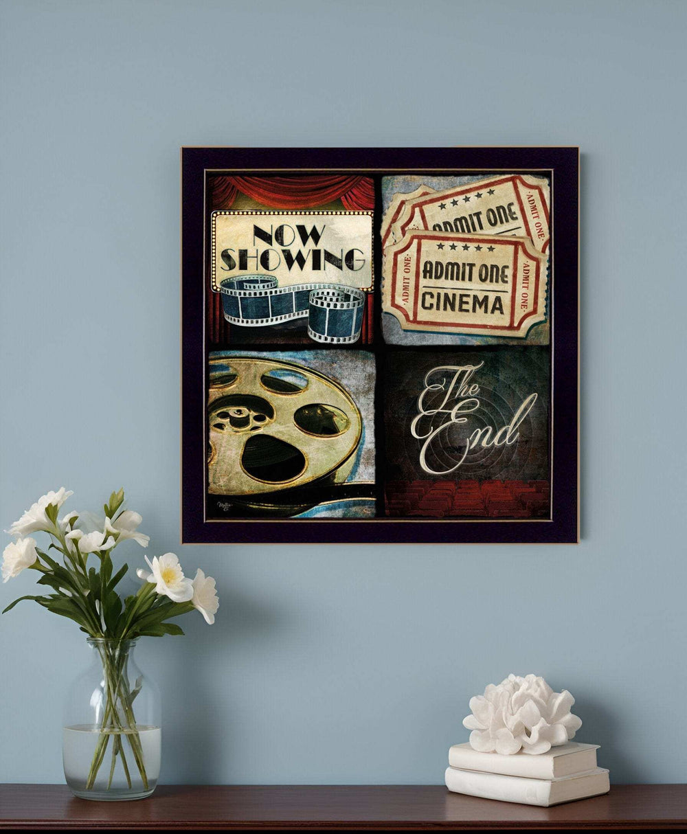 At The Movies 1 Black Framed Print Wall Art - Homeroots - Flyclothing LLC
