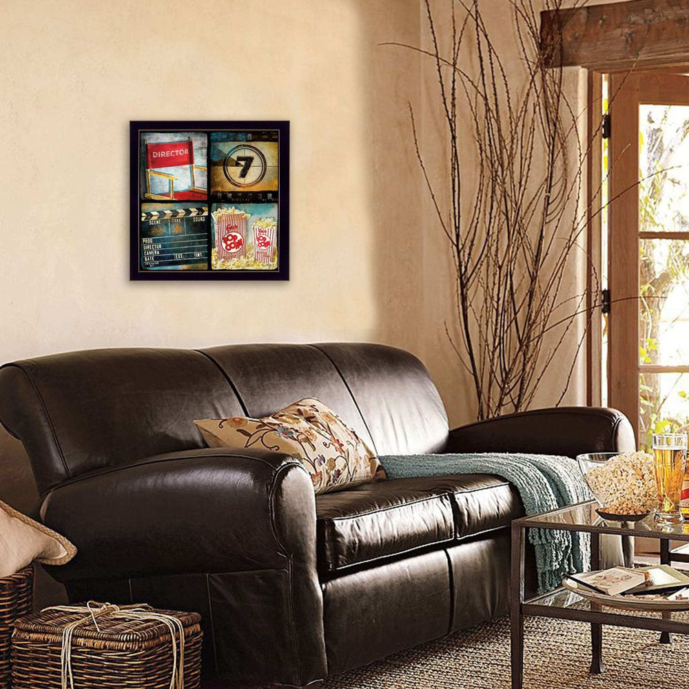 At The Movies 2 Black Framed Print Wall Art - Homeroots - Flyclothing LLC