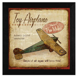 Toy Airplane Black Framed Print Wall Art - Homeroots - Flyclothing LLC
