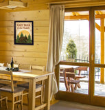 Lazy Bear 1 Black Framed Print Wall Art - Homeroots - Flyclothing LLC