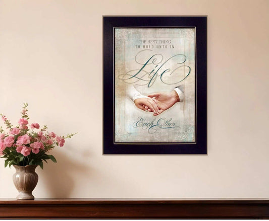 Each Other 4 Black Framed Print Wall Art - Homeroots - Flyclothing LLC