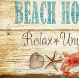 Beach House Rules White Framed Print Wall Art - Homeroots - Flyclothing LLC