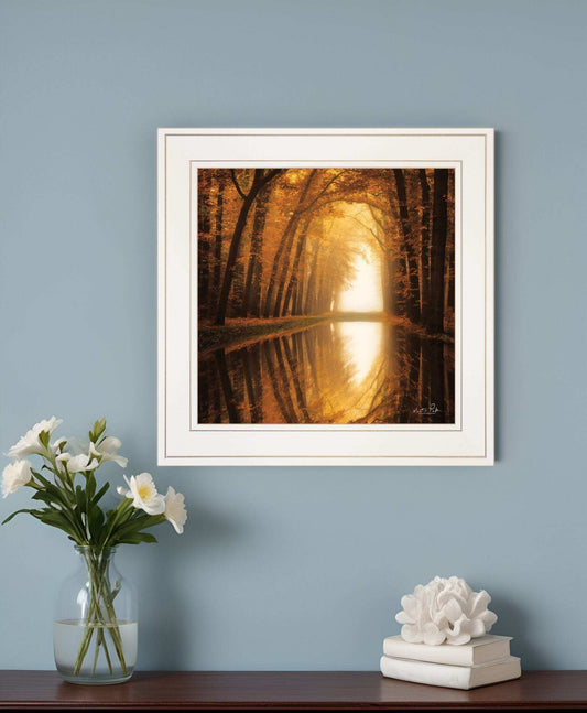 Lochem Reflections 1 White Framed Print Wall Art - Homeroots - Flyclothing LLC