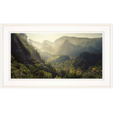 Land of the Hobbits Martin Podt Ready to Hang Framed Print White Frame White Framed Print Wall Art - Homeroots - Flyclothing LLC