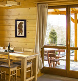 Cabin rules 2 Black Framed Print Wall Art - Homeroots - Flyclothing LLC