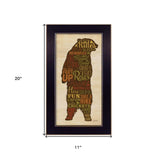 Cabin rules 2 Black Framed Print Wall Art - Homeroots - Flyclothing LLC