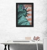 Lady Liberty Black Framed Print Wall Art - Homeroots - Flyclothing LLC