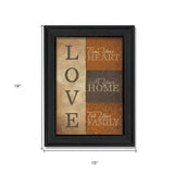 Love 3 Black Framed Print Wall Art - Homeroots - Flyclothing LLC