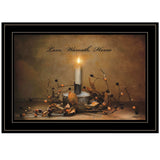 Love Warmth Home 2 Black Framed Print Wall Art - Homeroots - Flyclothing LLC