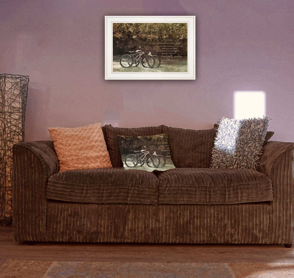 Journey Together 1 White Framed Print Wall Art - Homeroots - Flyclothing LLC