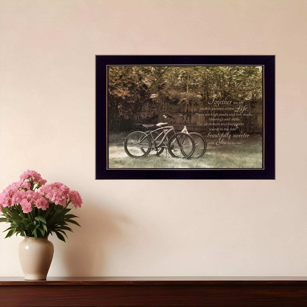 Journey Together 3 Black Framed Print Wall Art - Homeroots - Flyclothing LLC