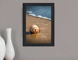 Take Me to the Beach Black Framed Print Wall Art - Homeroots - Flyclothing LLC