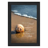 Take Me to the Beach Black Framed Print Wall Art - Homeroots - Flyclothing LLC
