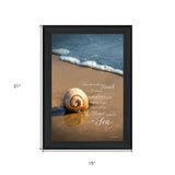 Take Me to the Beach Black Framed Print Wall Art - Homeroots - Flyclothing LLC