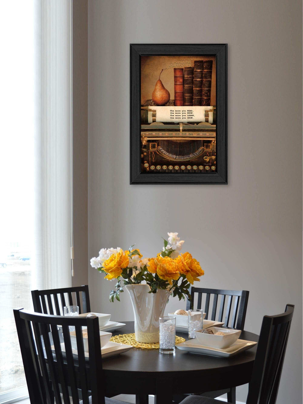 Read Know Learn Grow 2 Black Framed Print Wall Art - Homeroots - Flyclothing LLC