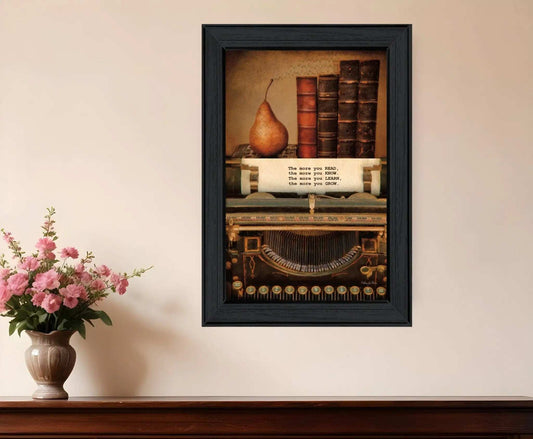 Read Know Learn Grow 2 Black Framed Print Wall Art - Homeroots - Flyclothing LLC