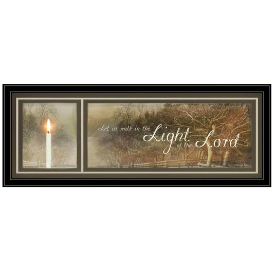 Walk in the Light 1 Black Framed Print Wall Art - Homeroots - Flyclothing LLC