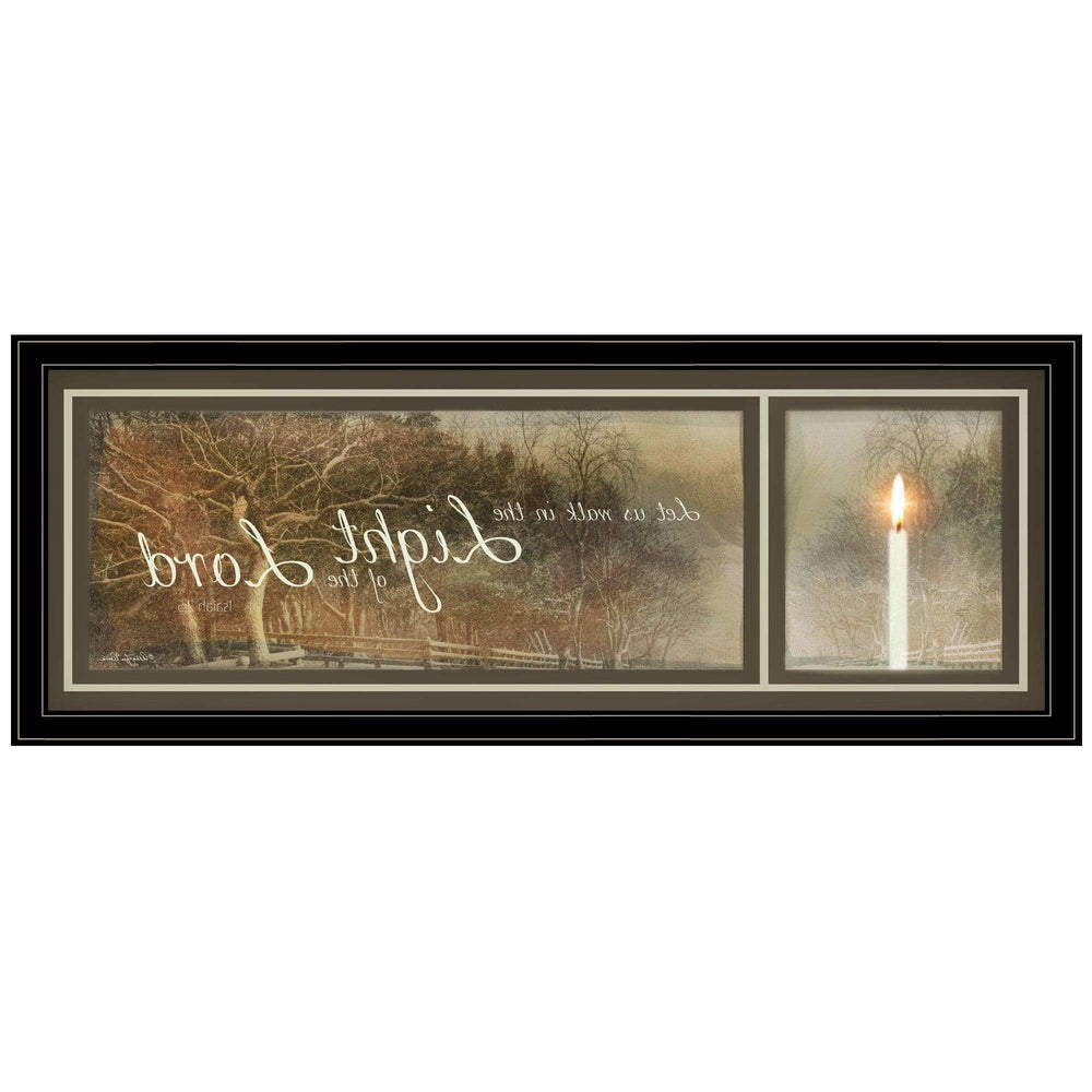 Walk in the Light 1 Black Framed Print Wall Art - Homeroots - Flyclothing LLC