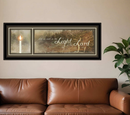Walk in the Light 1 Black Framed Print Wall Art - Homeroots - Flyclothing LLC