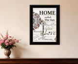 Home or Laughter 2 Black Framed Print Wall Art - Homeroots - Flyclothing LLC