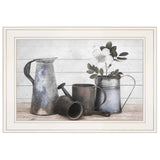 Floral Farmhouse II 1 White Framed Print Wall Art - Homeroots - Flyclothing LLC
