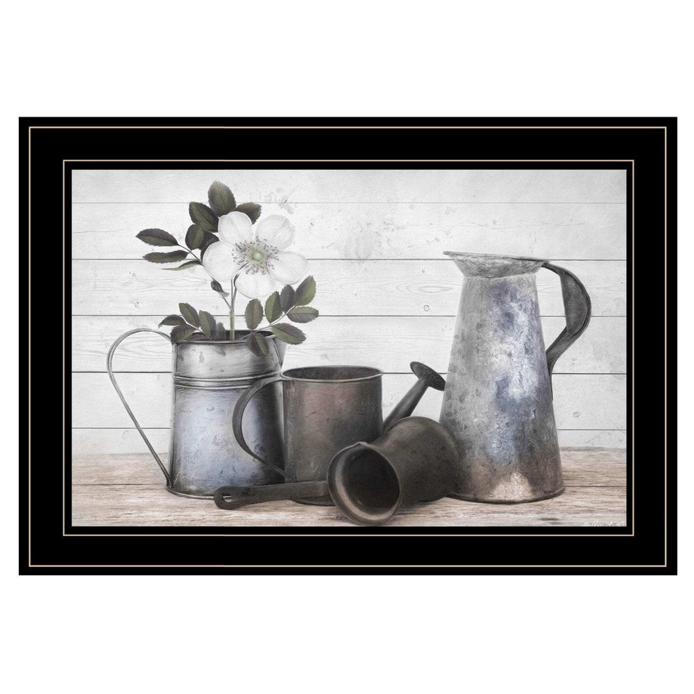 Floral Farmhouse II 2 Black Framed Print Wall Art - Homeroots - Flyclothing LLC