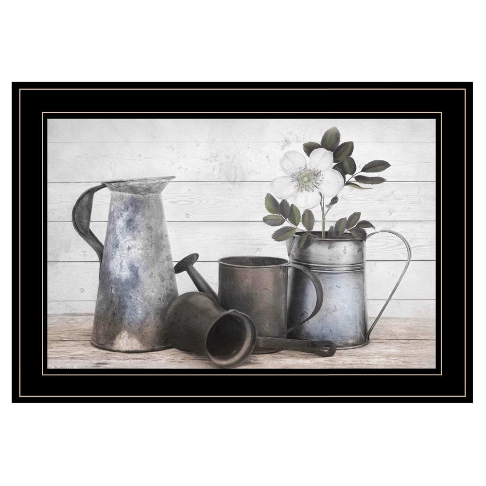 Floral Farmhouse II 2 Black Framed Print Wall Art - Homeroots - Flyclothing LLC