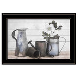 Floral Farmhouse II 2 Black Framed Print Wall Art - Homeroots - Flyclothing LLC